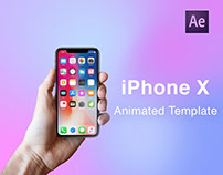 iPhone X After Effects Template + Freebie