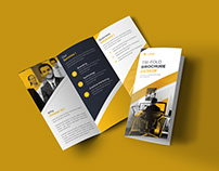 Corporate Tri-Fold Brochure Template Design