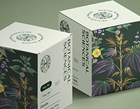 Botanical packaging - pattern illustration