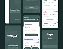 Airline Flight Booking App UI Design