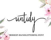 Untidy | FREE Handlettering Font