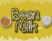 Bean Milk - Playful Swirl Script