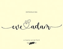 Eve Adam - Wedding Font