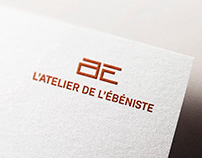 L'ATELIER DE L'ÉBÉNISTE • Création de logotype