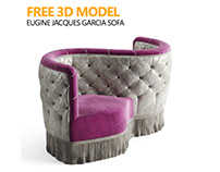 FREE 3D MODEL : Eugine Jacques Garcia Sofa