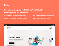 Celia - Innovative Portfolio WordPress Theme