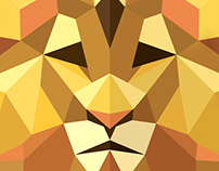 Set of Polygons Logos Animals 2015 / 2016