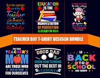 Teacher Day T-Shirts Design Bundle​​​​​​​