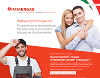 Immergas - landing page & banners