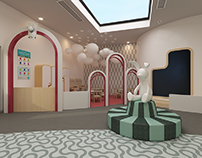 Kids Club Interior Design and Visualization