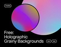 Holographic Grainy Backgrounds