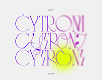 CYTRONI | a modern mix font duo