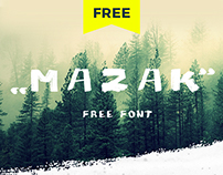 "MAZAK" free font.