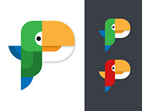 Day 4 - Parrot / Single Letter P by Graphistol