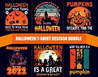 Halloween Day T-Shirt Design Bundle