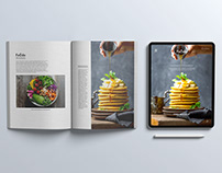 Free A4 Magazine with iPad Mockup