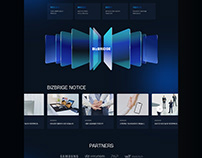 company website design by Park HyunBi