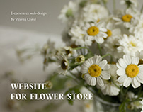 E-commerce | Website for flower store