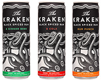 The Kraken Rum Cocktails rendered by Steven Noble