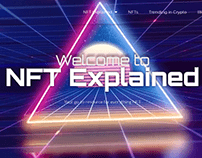 NFT Explained website design ang development