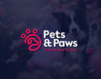 Pets&paws Logo & Branding Design