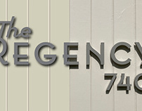 THE REGENCY Logo and Signage Project