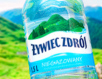 Woda Żywiec Zdrój - redesignetykiety