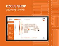 Ozols shop | WAYFINDING TERMINAL