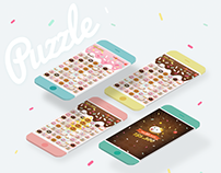 Interface Design Puzzle Donut Game