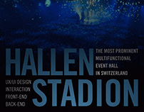 Hallenstadion website redesign