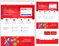 Landing page for a Post Office