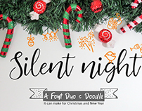 Silent night | Font Duo