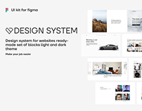 Design system - Web Ui kit free