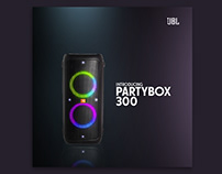 JBL PARTYBOX 300 Speaker Ad Poster