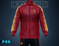Sports Tracksuit jacket & Pants Mockup template