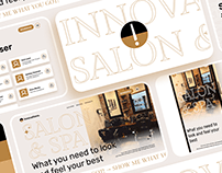Innovations Salon & Spa® WEB DESIGN + BRAND IDENTITY