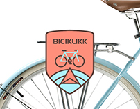 Biciklikk logo design concept