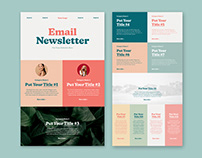 Colorful Email Newsletter Layout (Download)