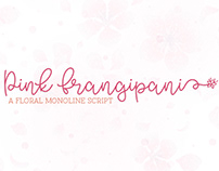 Pink Frangipani Script