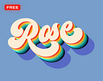 FREE | Rose Text Effect