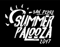 San Pedro Summerpalooza - Event poster design