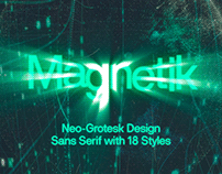 Magnetik Typeface — Neo-Grotesk Sans Serif