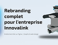 Conception de logo & maquette de site web - Innovalink