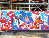 "Have a good day"my mural for #SeriousFunArtsFest