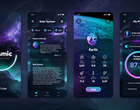 Cosmic — Flutter mobile app UI template (FREE)