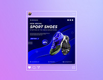 Shoe social media post