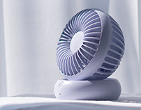 Stay cool this summer with mini fan ( Product cut )