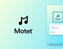 Motet™ Music Application - Identity and UI Design