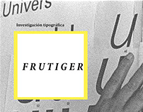 Tipográfia Frutiger