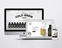 Twelve Royal Cold Brew Coffee Identity, Packaging, Web